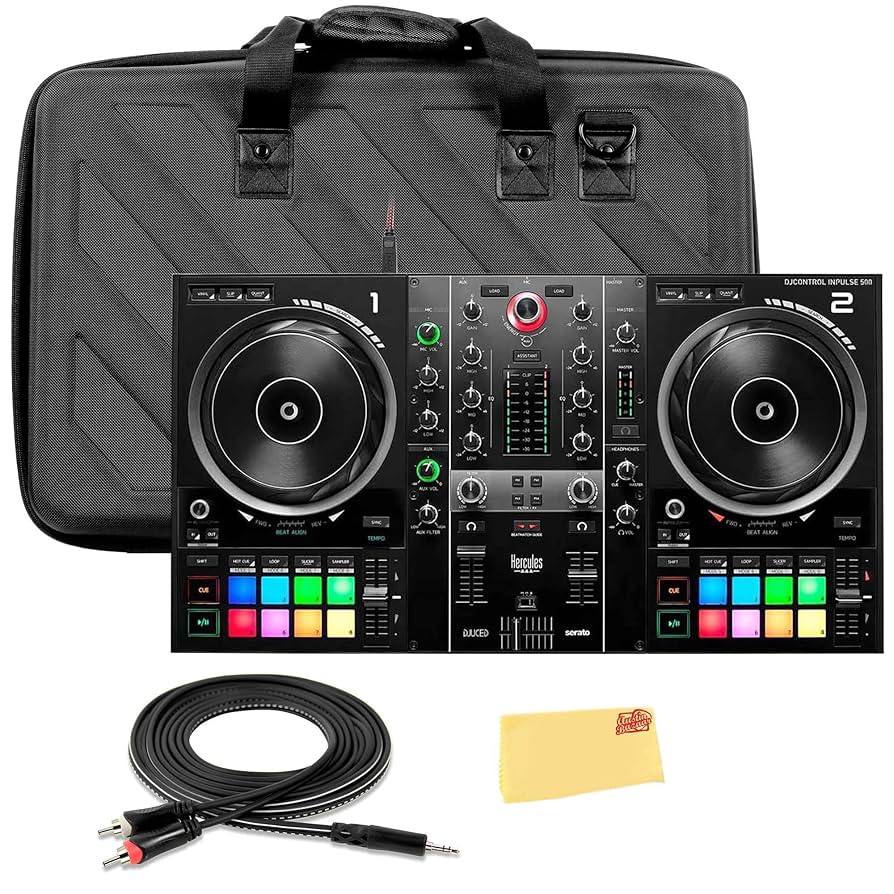 Hercules DJControl Impulse 500 コントローラー DJCONTROL INPULSE 500 SILVER EDITION